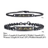 Global Jewelry Stainless Steel Her King His Queen Couple Bracelet