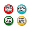 Social Anxiety Badge Set, 4Pcs, 32mm or 44mm Pin Badge