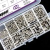 Swpeet 350 Pcs Stainless Steel Allen Head Socket Hex Grub