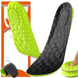 Plantillas 4D Cloud Soles Steppers – Soporte ortopédico suave para hombres y mujeres, absorción de impactos en U, alivio del dolor de talón, cojín par