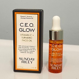 Sunday Riley NIB Sunday Riley CEO Glow Vitamin C + TURMERIC FACE OIL Primrose Skin .17 oz/5ml