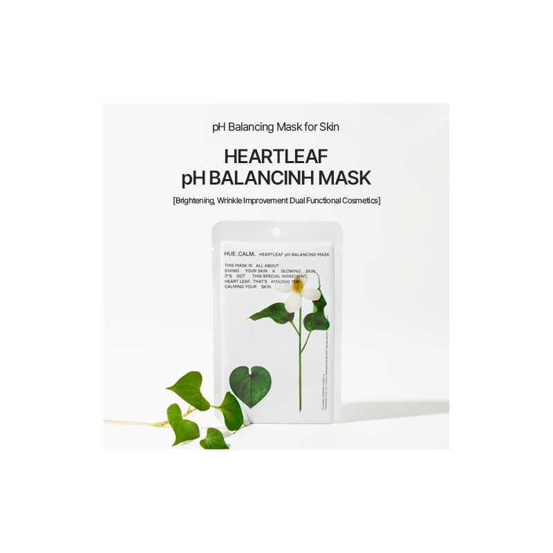 HUECALM [HUECALM]Heartleaf PH Balancing Mask (1ea)