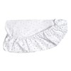 FlyIdeas Fitted Sheet for Bedside Cot 90 x 55 cm,