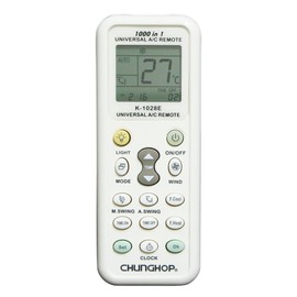 Hanwha / K-1028E Universal Multi-Remote Control for Air Conditioners with 1,000 Types of Built-in Air Conditioner Cords, Domestic and International [Detailed Japanese Manual Included] [Universal