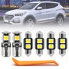 11pcs Interior LED Lights Bulb Kit for Hyundai Santa Fe