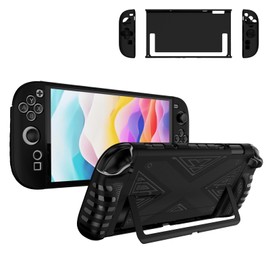 For Switch 2 Case, Divided Design, Cover, Mosasa TPU + PC Protective Case, Convenient Charging, Full Protection, Anti-Loss, Anti-Slip, Lightweight, Scratch-Resistant, Slim, Travel, Shockproof