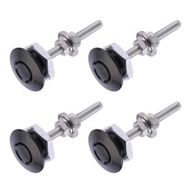 Slakerbe 4PCS Quick Latch Hood Pins,1.18in/30mm Diameter Hood Pins Lock Universal Quick Release Lock Latch Fastener Push Button Bonnet Kit for Bumper Hood