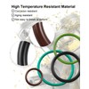 6 Pcs Injector O-ring Seal Kit Fits for Detroit Diesel