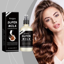 2 Pcs Super Milk Conditioning Hair Primer, Super Milk Conditioner Hair Detangler Spray, Softening Moisturizing Nourishing Smooth Hair Care,Suitable for All Hair Types.