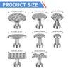 LadyRosian Paintless Dent Repair Tool 8pcs Alloy Glue Puller Tabs
