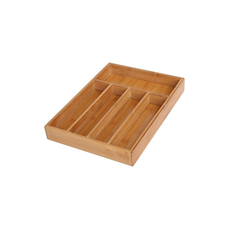 Bamboo Cutlery Tray, HxWxD: ca 5 x 38 x 30