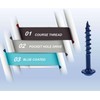 LUPANTER #8×1 Inch Pocket Hole Screws,500 Pcs,Exterior Wood Screws for