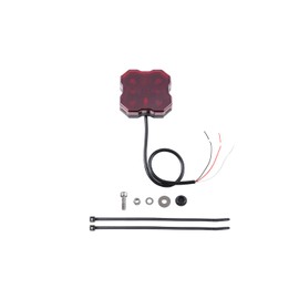 Diode Dynamics - Stage Series Single-Color LED Rock Light, Red Bare Wire (one)