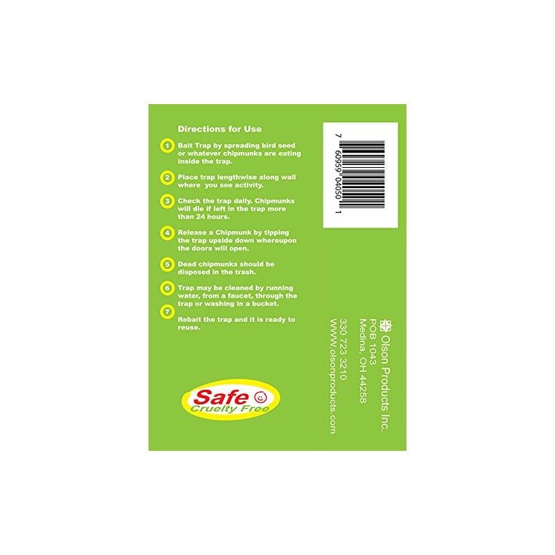 Easy Chipmunk Trap (2 Pack)
