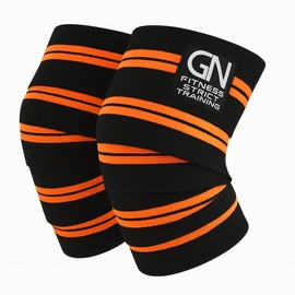 GN FITNESS Vendas Para Rodillas Gym, Wraps Para Rodilla Gym, Rodillera para Gym, Equipo de entrenamiento de pesas, Evita lesiones en tus articulacione