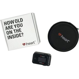 Concord iHeart Internal Age Health Monitor, Fingertip Health and Fitness Tracker. Measure Biological Age, Pulse Wave Velocity, Aortic Stiffness, Sp02 and Heart Rate BPM with our iOS and Android App