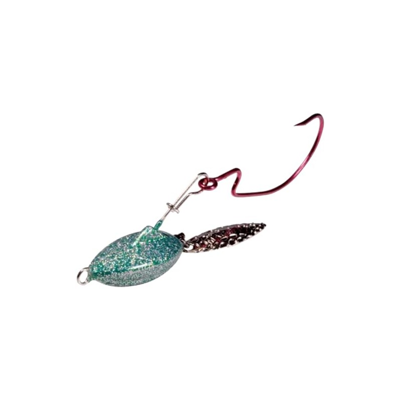 HARIMITSU MBL01A Swimming Rig, Glossy Basaro, 0.5 oz (14 g),