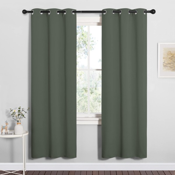 NICETOWN NICETOWN Thermal Insulated Curtains Blackout Draperies, Window Treatment Solid