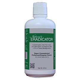 Nature's ERADICATOR Multi-Purpose Enzyme Cleaner, odor free, green safe natural cleaning solution for home and industry, Concentrated 32 oz