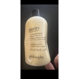 Simple Philosophy Purity Made Simple One-Step Facial Cleanser 16 oz Sealed $42 New