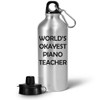 Funny Cute Gifts for Worlds Okayest Piano Teacher Water Bottle