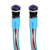 DMiotech 2 Pcs 1/2" Aluminium Alloy Latching Push Button Switch