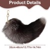 Tomedeks Therian Tail, 40Cm/15.75Inch Shaggy Faux Fur Realistic Fox Tail,