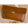 Gusti Rani Leather Wallet Purse Clutch Women's Vintage Leather Brown,