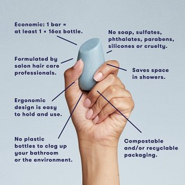 HiBAR Moisturize Shampoo Bar, 3.2 OZ