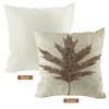 HDVUHKI Fall Pumpkin Pillow Covers 20x20 Set of 4, Linen