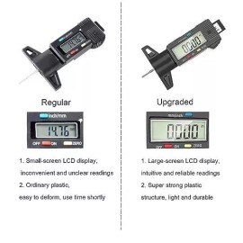 Unbranded Medidor digital de profundidad de la banda de rodadura del neumático Reino Unido