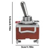 MDEOOSKY 5 Pack 20A 125V AC Single Side Momentary Toggle