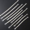 YANYULI 9pcs Car Muffler Earth Flat Braided Ground Strap 200mm