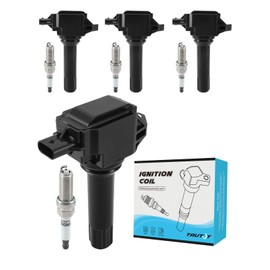 TAUTOY Set of 4 UF724 Ignition Coil Pack & Iridium Spark Plug (2.0L 2.5L H4) 2013-2016 For Subaru Forester Impreza Legacy Outback XV Crosstrek,Replace # UF737 UF723 UF722 UF721 UF720 UF710