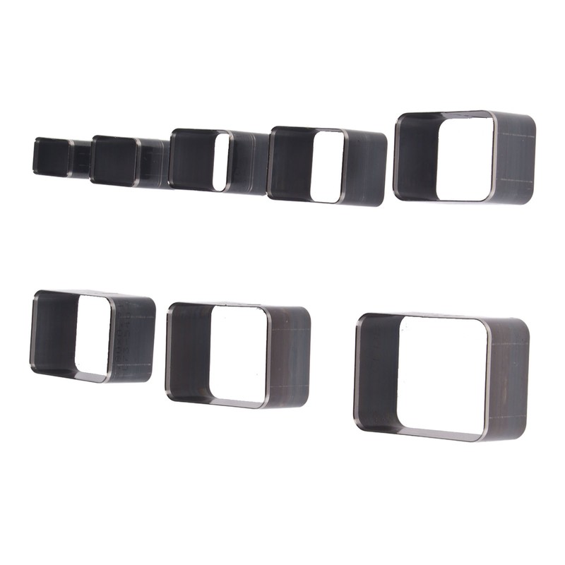 8pcs Leather Punch Cutter Mold High Carbon Steel Hollow Punch