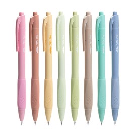 Mr. Pen- Retractable Gel Pens, 8 Pack, Black Ink, Soft Grip, Soft Pastel Barrel Gel Pens Fine Point 0.5mm, Retractable Pens, Cute Pens, Gel Ink Pens, Aesthetic Pens for Journaling Fine Tip Pens