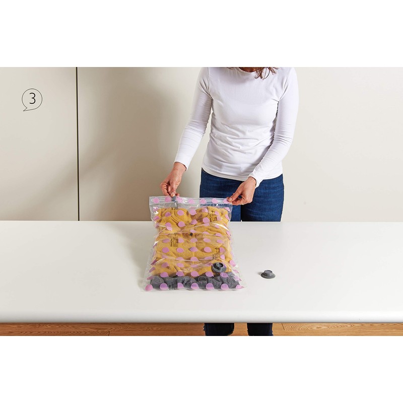 Perfetto Maße der Kompressionstasche: 50 x 70 cm. -Packung mit