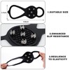 WBCBEC 2 Pairs Non Slip Gripper Spike Ice Traction Cleats