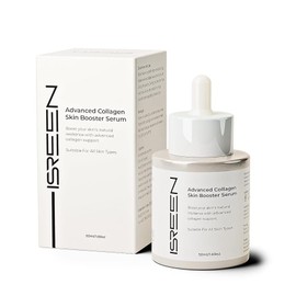Suero de colágeno avanzado coreano para reforzar la piel | Dermatólogos probado con ácido hialurónico, niacinamida y ginseng | Suero coreano para bril
