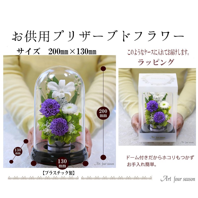 Art Four Seasons Flower Vs. Design SET Lira Preserved Flower