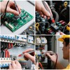 Digital Multimeter with Precision Sharp Leads, 1000v 20a Clamp Tester,