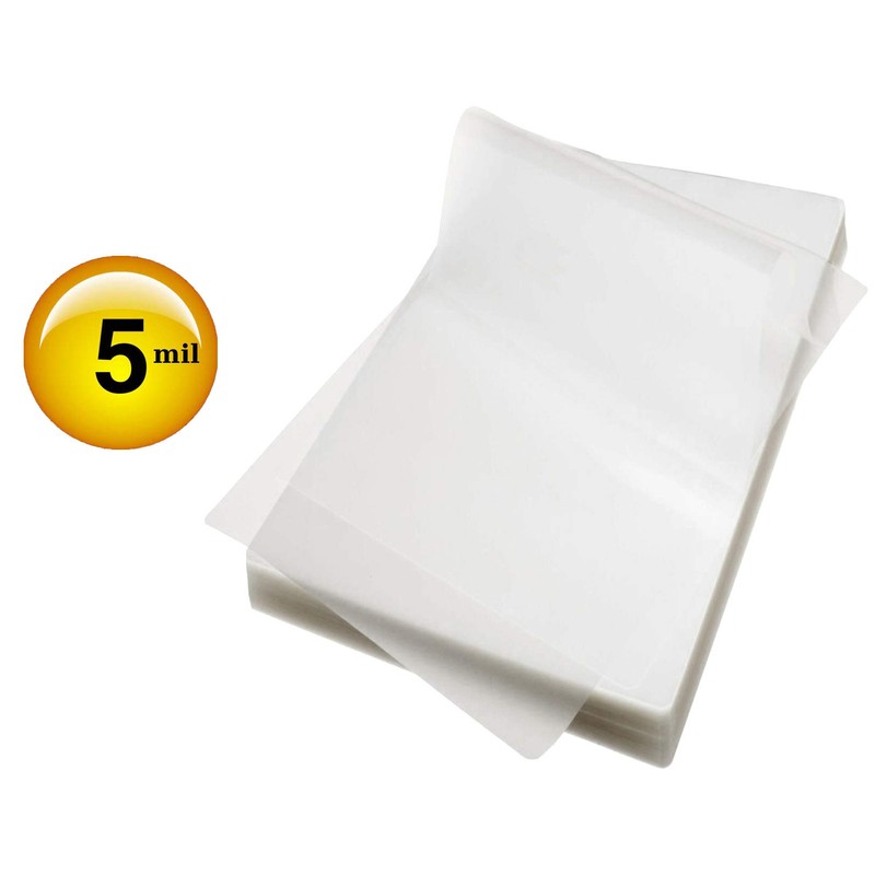 5 Mil 18 x 24 Laminating Pouches Map Laminator Sleeves