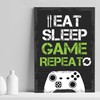 RED OCEAN Gaming Framed Prints Gaming Sign For Boys Bedroom