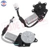 HQS 2x Power Window Regulator Motors Front Left + Right