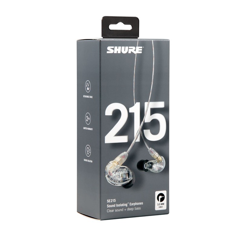 Shure SE215 PRO Wired Earbuds, Professional Sound Isolating Earphones with