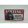 NEUFUNDLÄNDER - Animal Warning Sign - Caution Animal Warning Sign
