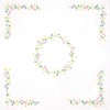 Trimits Embroidery Kit - Tablecloth - Includes Printed Fabric, Threads,