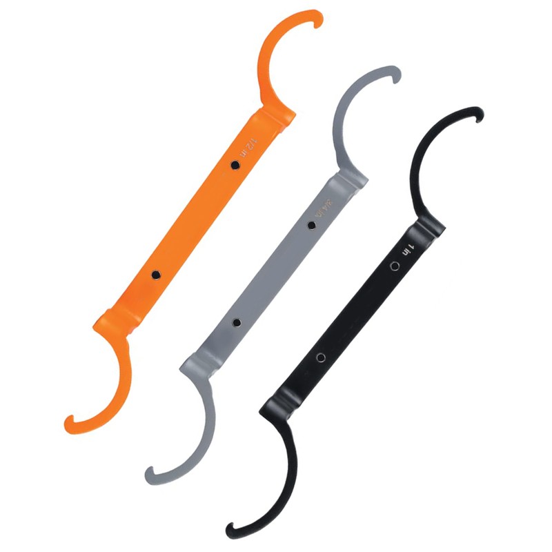 3PCS Locknut Wrench Set 1inch 1/2inch 3/4inch Alloy Steel Conduit