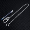 [Ahiller] Sturdy Wallet Chain, [Double Locking Carabiner, Stainless Steel Chain],
