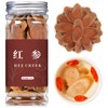 煕渓 紅参片 160g 精选4-4.5cm 長白山自然無糖红参片 人参片 西洋人参 高麗人参 お茶を入れる スープを炊く